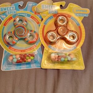 Candy Spinner Toy - Red, Blue, Orange